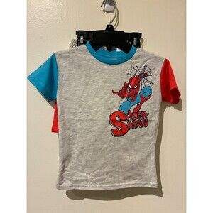 NWT Marvel Spiderman Short-Sleeve Tee & Shorts Outfit - 4